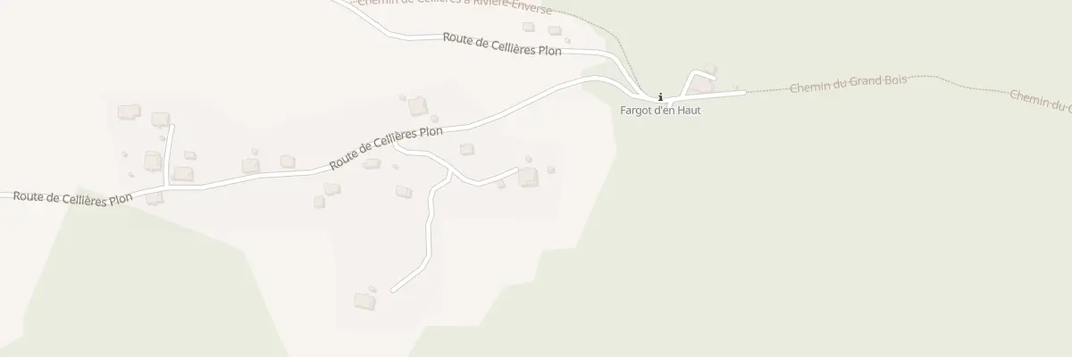 Plan du 1581 Rte de Cellieres-Plon à La Rivière-Enverse