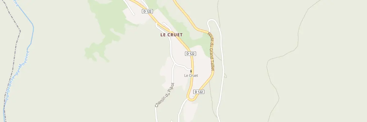 Plan du 155 Rte du Cruet à La Forclaz