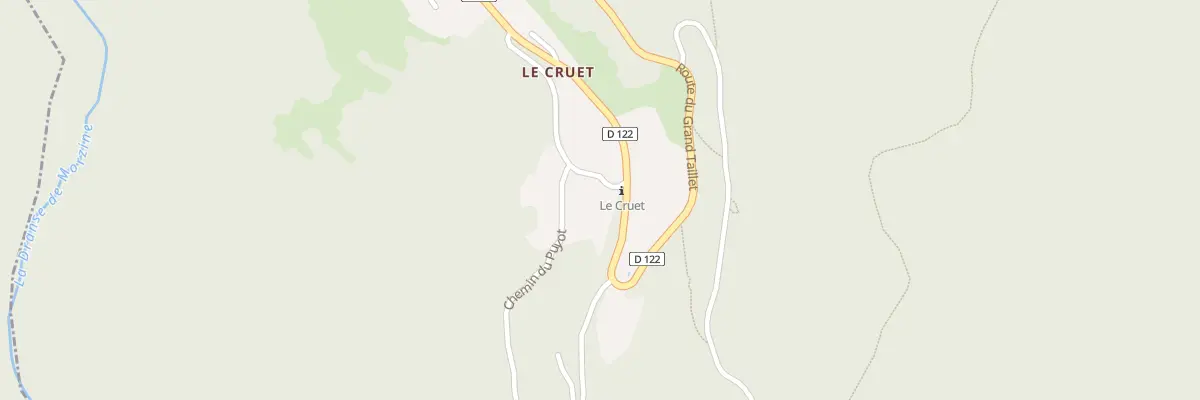 Plan du 168 Rte du Cruet à La Forclaz