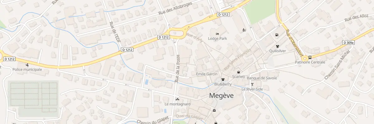 Plan du 11 Rue du Clos des Rennes à Megève