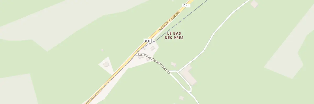 Plan du 5248 Le Grand Pre et Paturotte à Guyans-Vennes