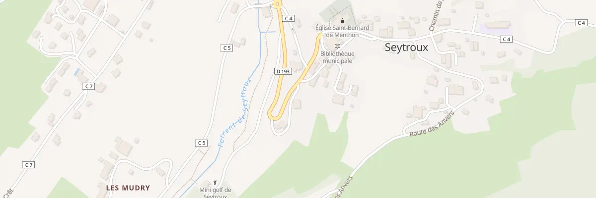 Plan du 99 Rte de la Tassonnière à Seytroux