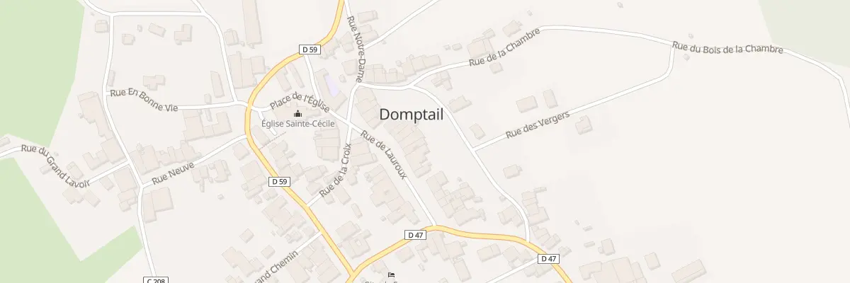Plan du 14 Rue de Lauroux à Domptail