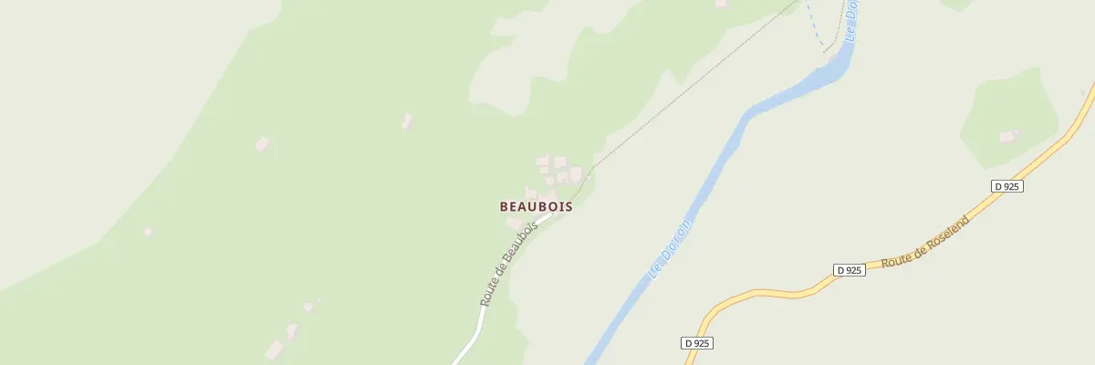Plan du 6381 Beaubois à Beaufort