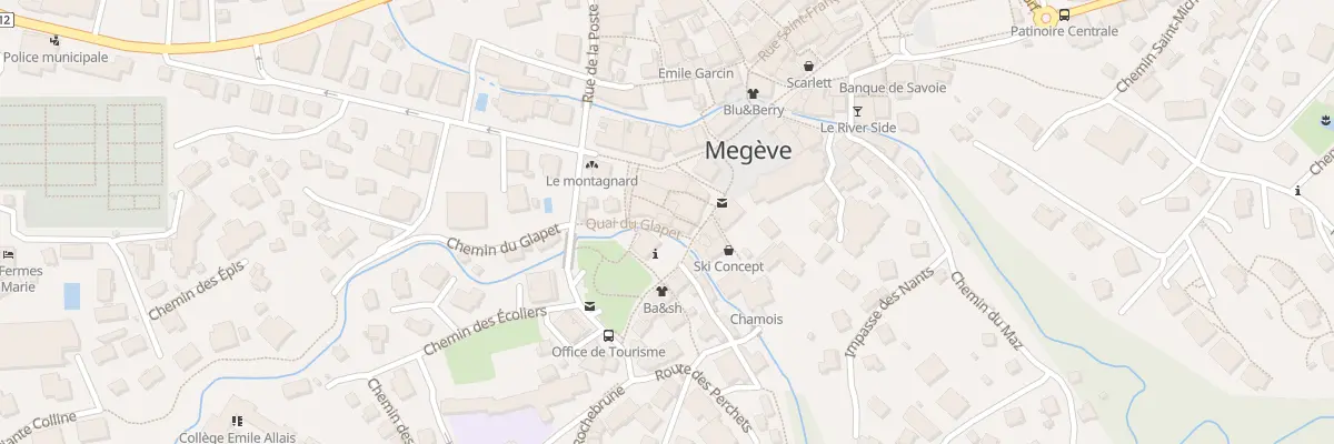 Plan du 16 Quai du Glapet à Megève