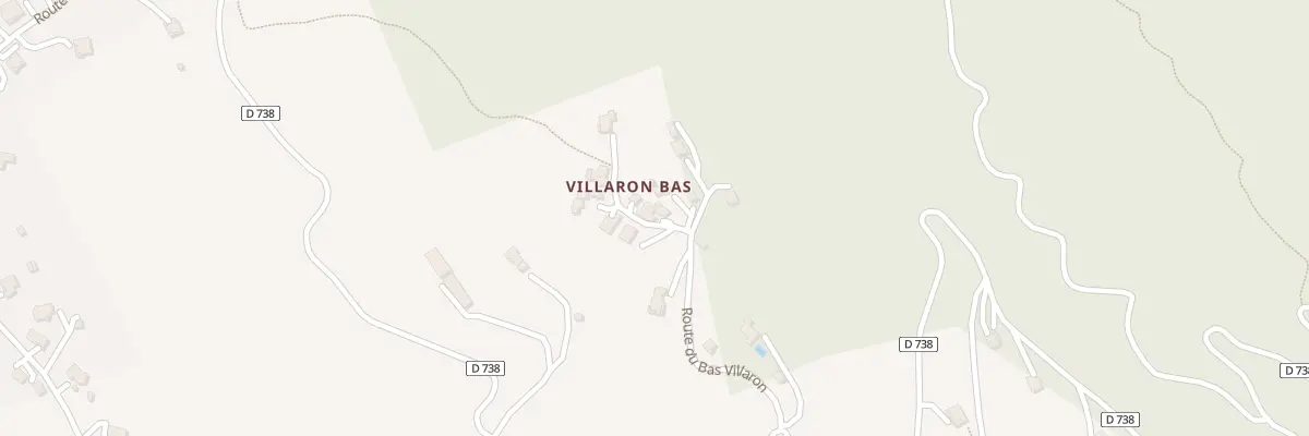 Plan du 218 Rte du Bas Villaron à Saint-Crépin