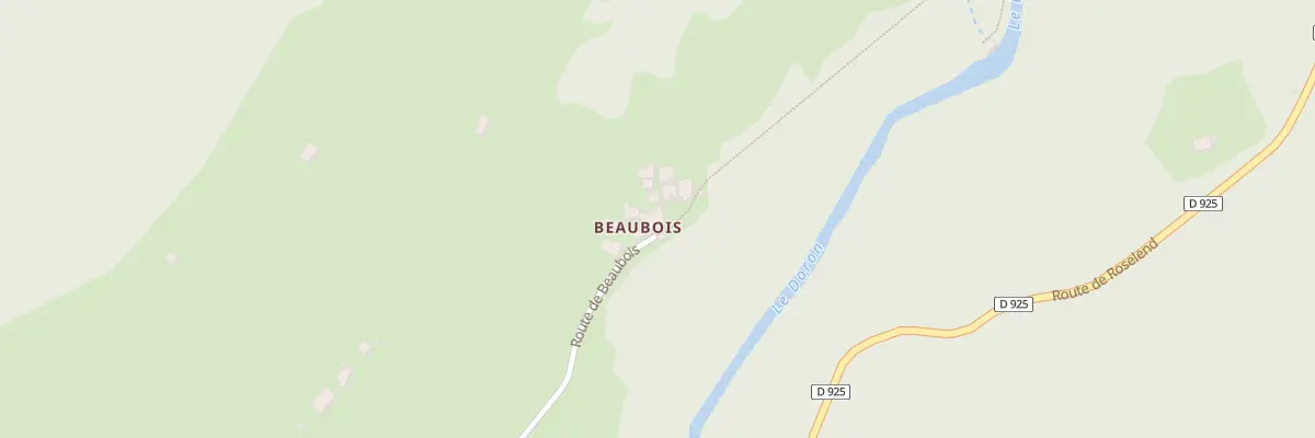 Plan du 5462 Beaubois à Beaufort