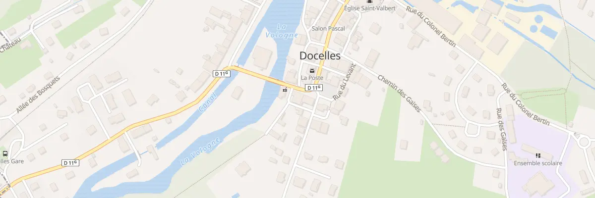 Plan du 6 Rue de la Libération à Docelles
