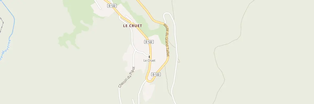 Plan du 2283 Rte du Grand Taillet à La Forclaz