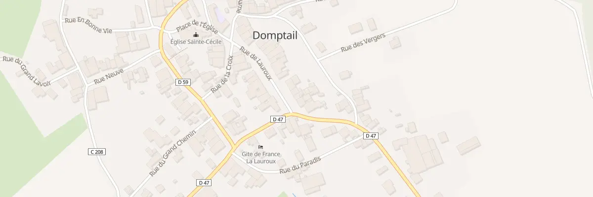 Plan du 4 Rue de Lauroux à Domptail