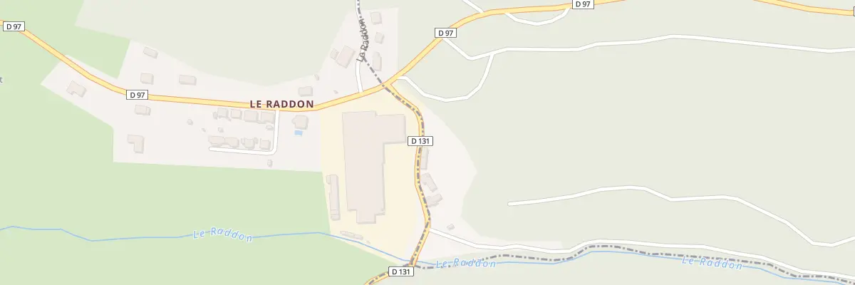 Plan du 3 Le Raddon à Fresse