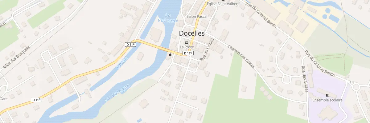 Plan du 10 Rue de la Libération à Docelles