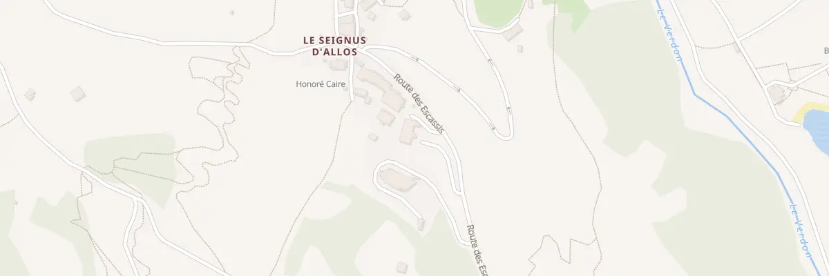Plan du 1115 Rte des Escassis à Allos