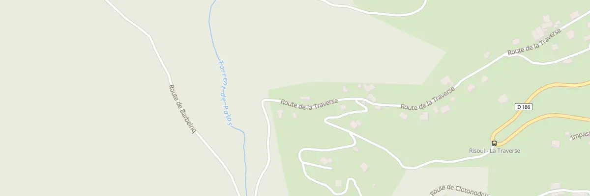 Plan du 1360 Rte de la Traverse à Risoul