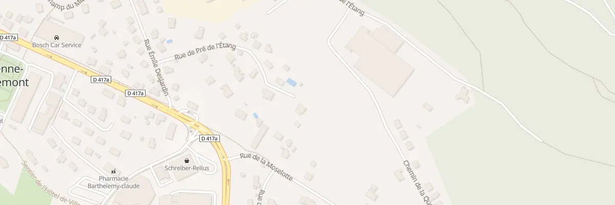 Plan du 28 Rue du Pré de l’Etang à Saint-Étienne-lès-Remiremont