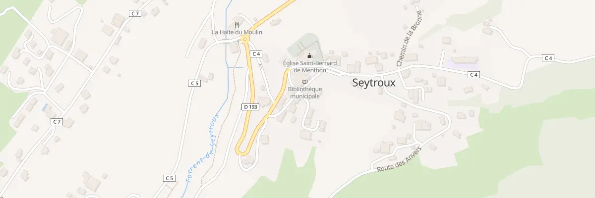 Plan du 56 Che des Combes à Seytroux