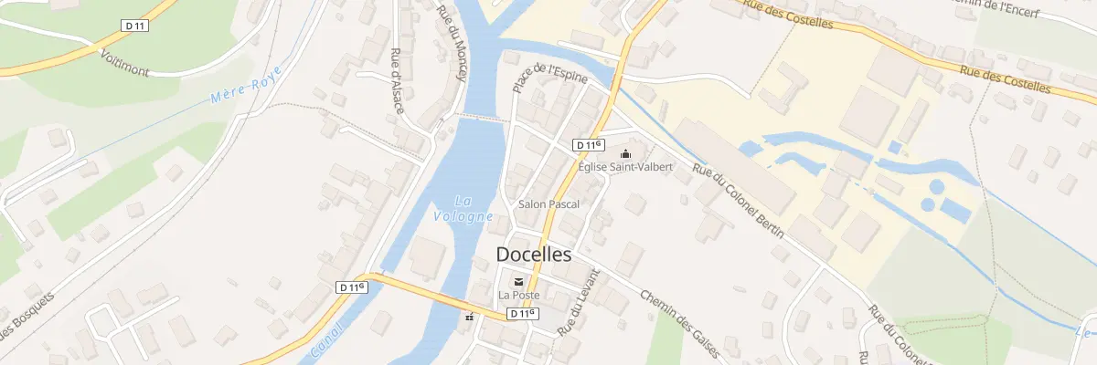 Plan du 21 Rue de la Libération à Docelles