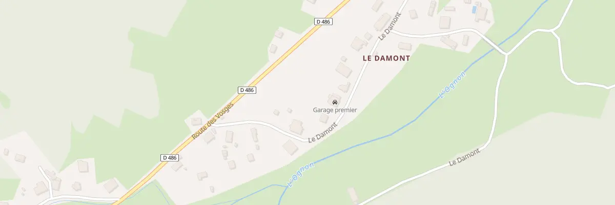Plan du 3 Le Damont à Belonchamp