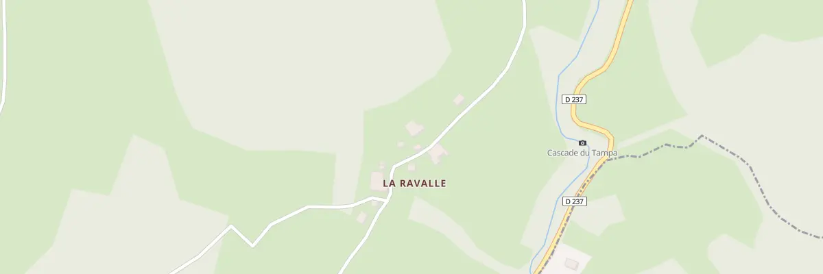 Plan du 5023 La Ravalle à La Rosière