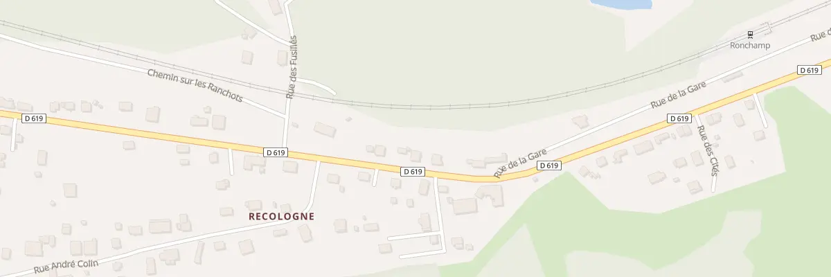 Plan du 6 Av de la République à Ronchamp