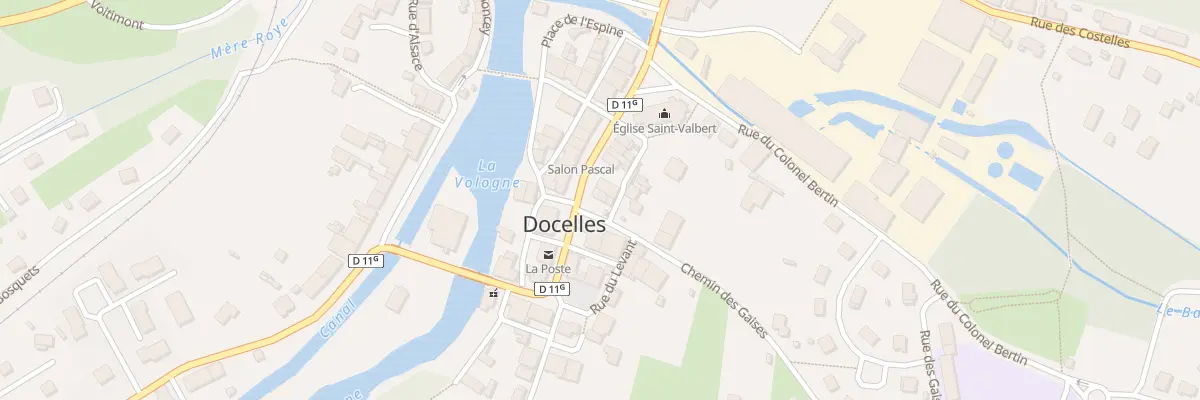 Plan du 20 Rue de la Libération à Docelles