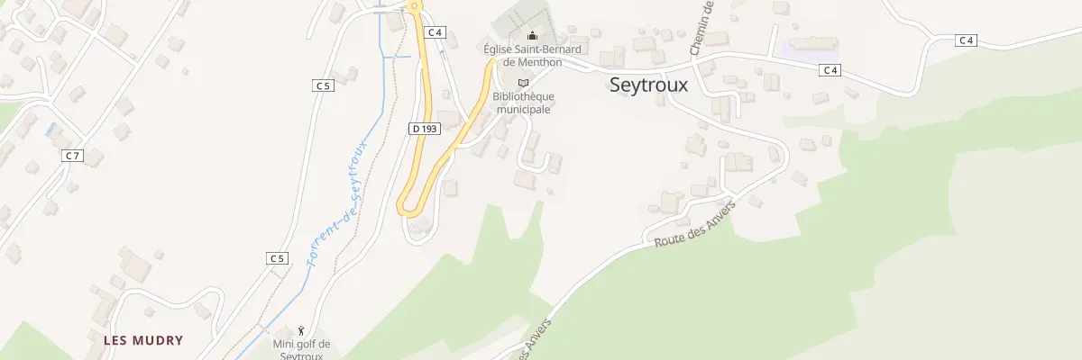 Plan du 5251 La Combette à Seytroux