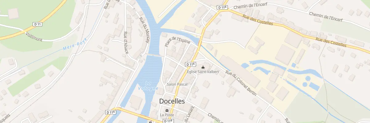 Plan du 27 Rue de la Libération à Docelles
