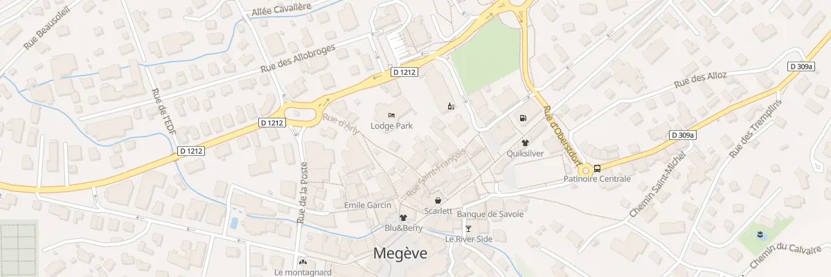 Plan du 80 Rue d’Arly à Megève