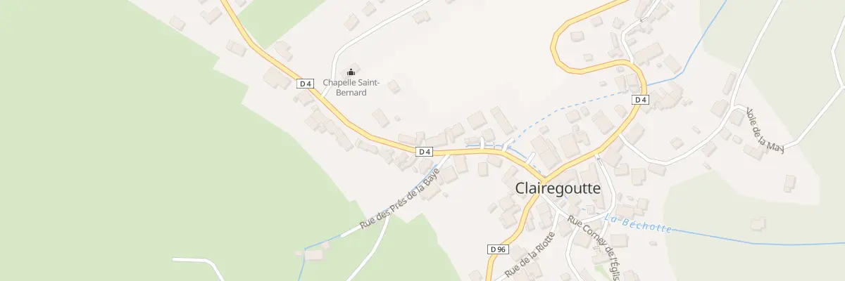 Plan du 12 Rue de la Broche à Clairegoutte