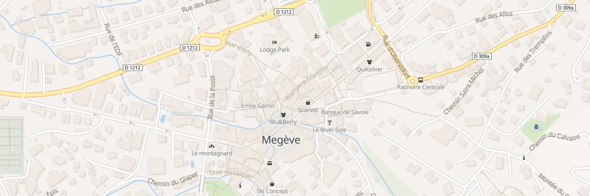 Plan du 31 Rue d’Arly à Megève