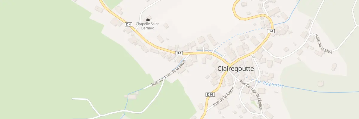 Plan du 7 Rue de la Broche à Clairegoutte