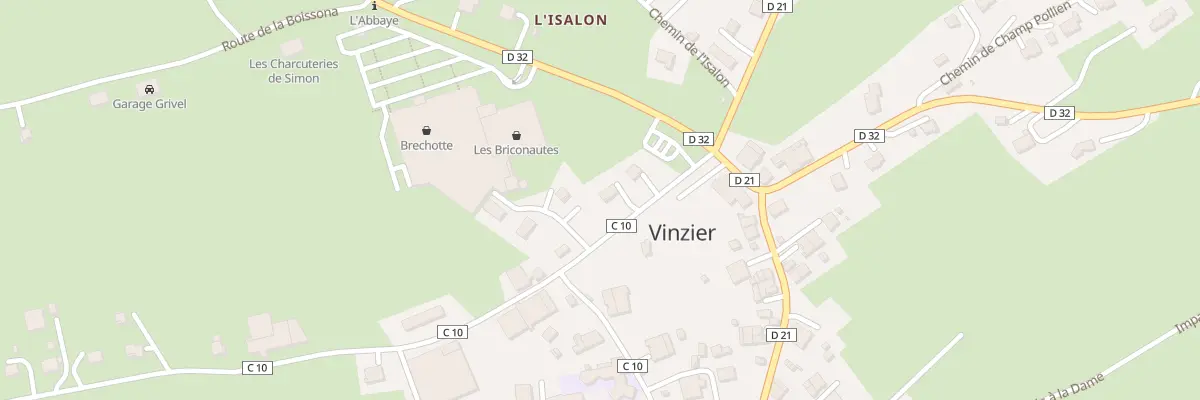 Plan du 78 Rte des Feux à Vinzier