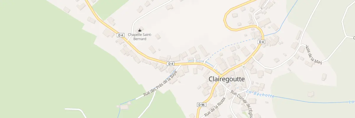 Plan du 10 Rue de la Broche à Clairegoutte
