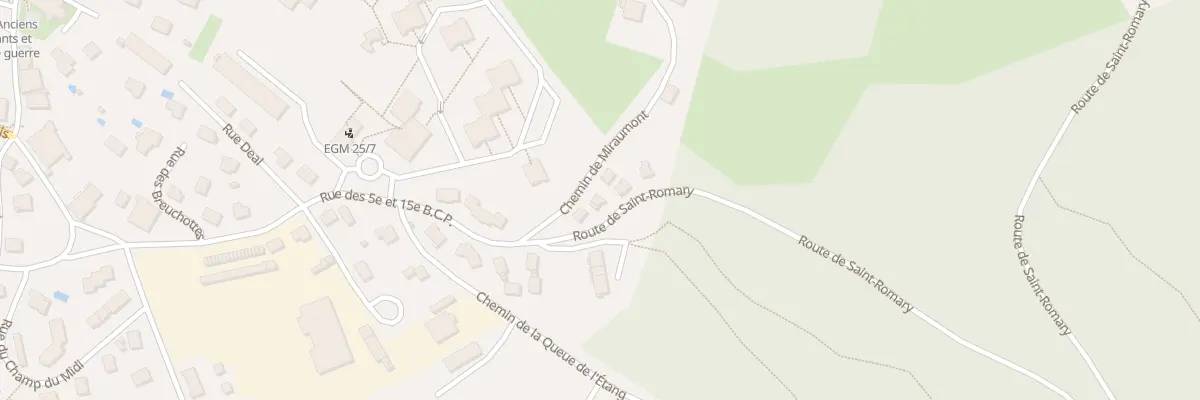 Plan du 6 Che de Miraumont à Saint-Étienne-lès-Remiremont