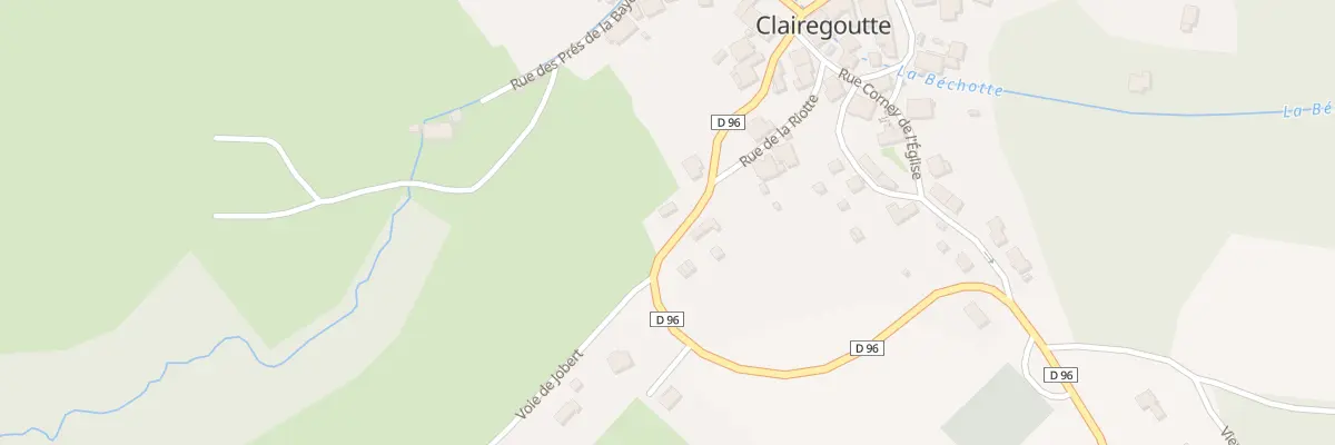 Plan du 6 Rue des Grands Vergers à Clairegoutte
