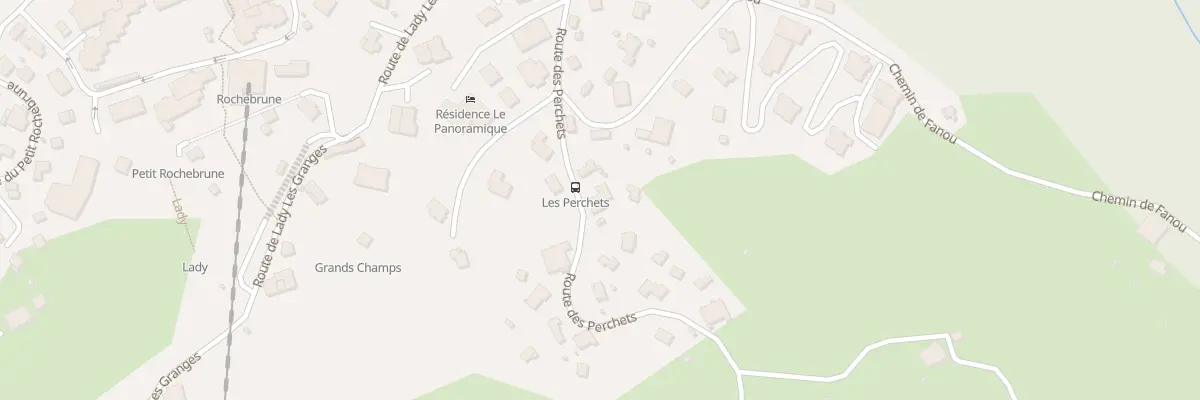 Plan du 735 Rte des Perchets à Megève