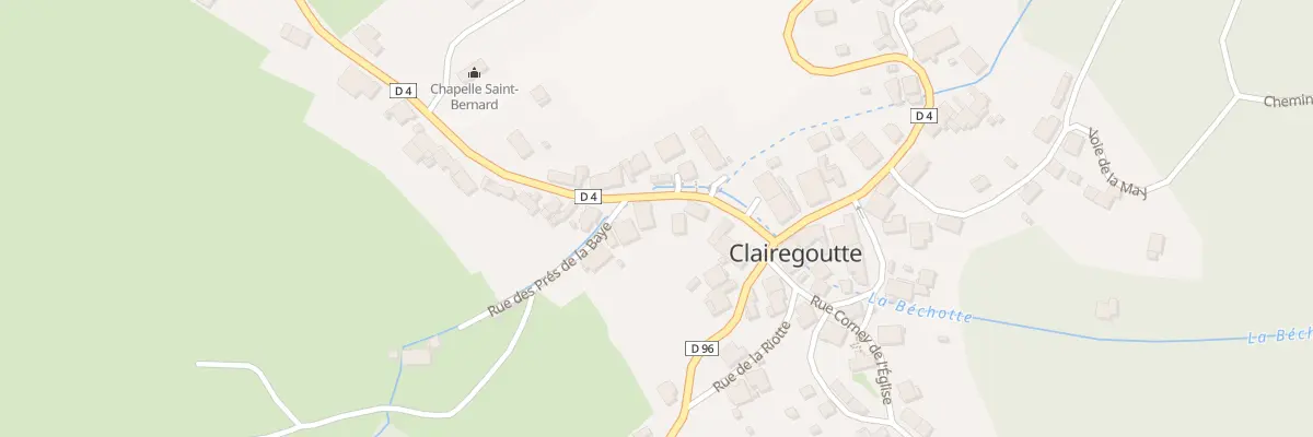 Plan du 5 Rue de la Broche à Clairegoutte
