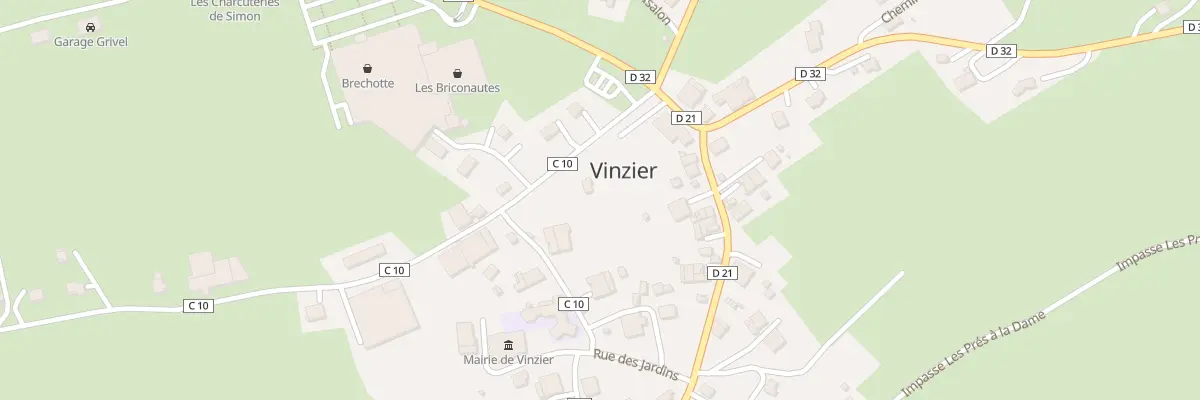 Plan du 75 Rte des Feux à Vinzier