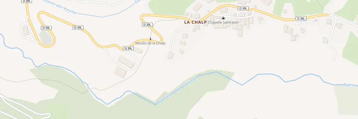 Plan du 5159F Les Ribes à Crévoux