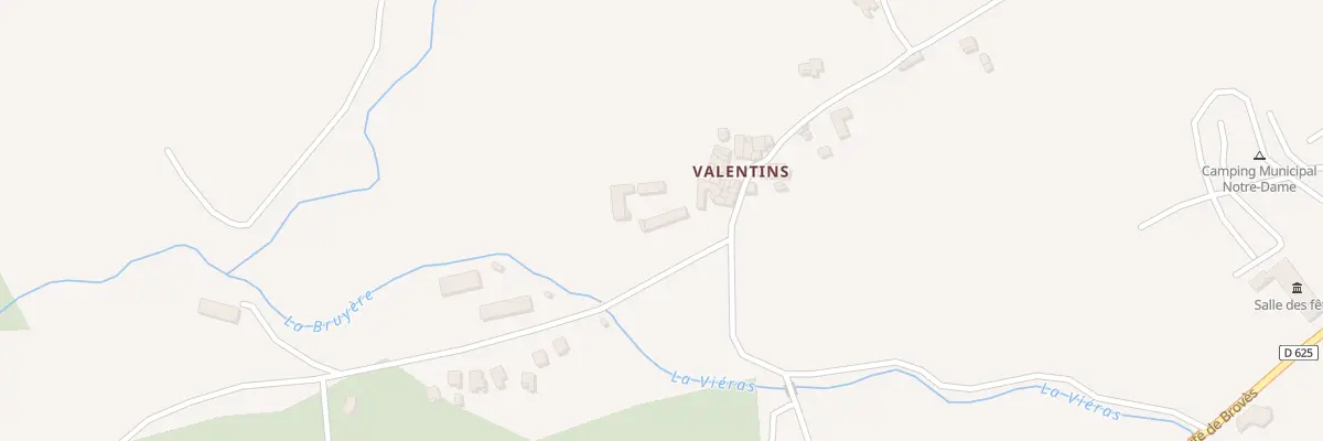 Plan du 5209 Valentin à La Roque-Esclapon