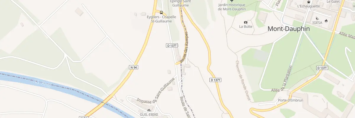 Plan du 169 Rte Saint Guillaume à Eygliers