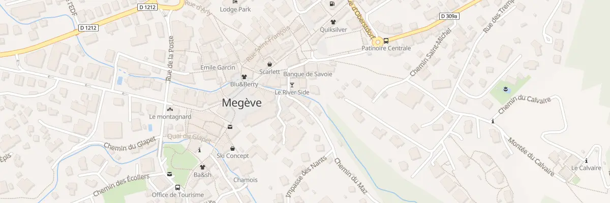 Plan du 13 Che du Maz à Megève