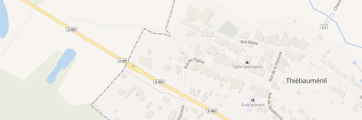 Plan du 5B Rue de l’Eglise à Thiébauménil