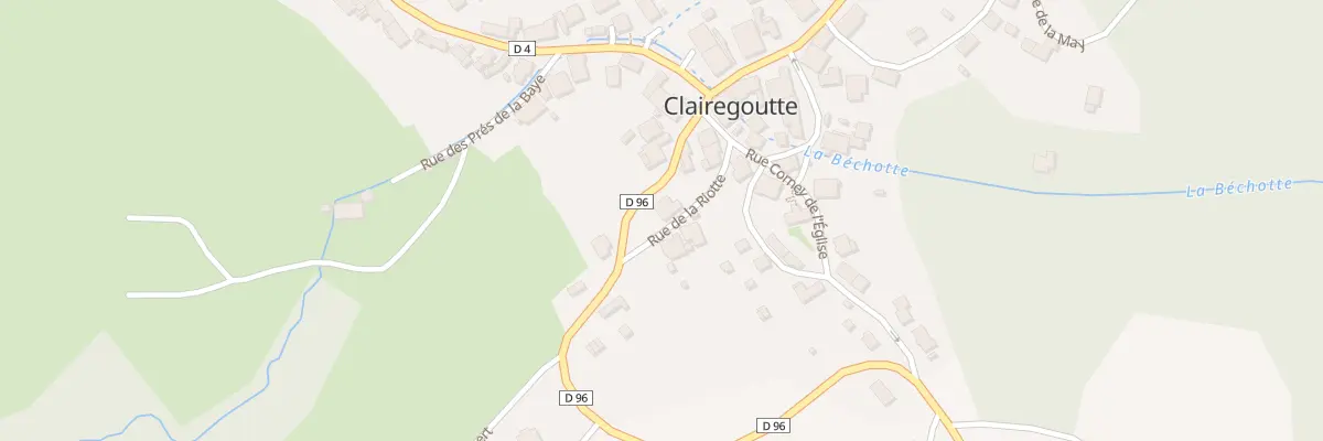 Plan du 4 Rue de la Riotte à Clairegoutte