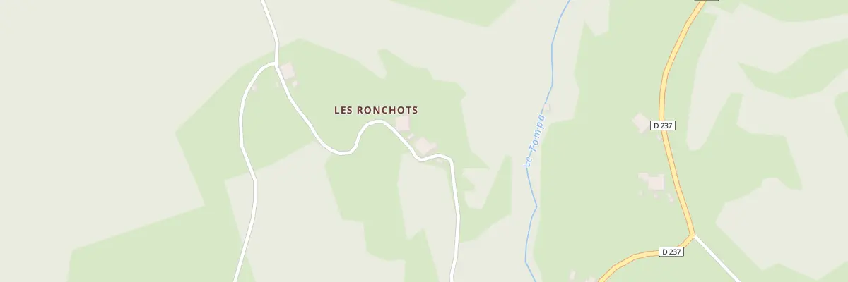 Plan du 5025 Les Ronchots à La Rosière