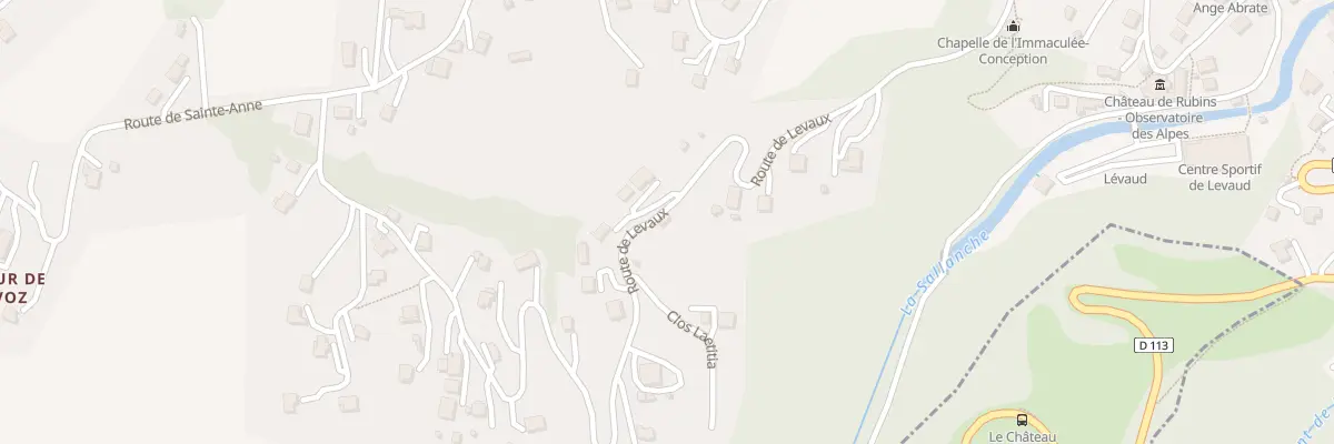 Plan du 483 Rte Levaux à Sallanches