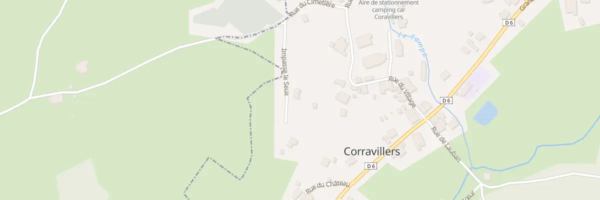 Plan du 1 Imp le Seux à Corravillers