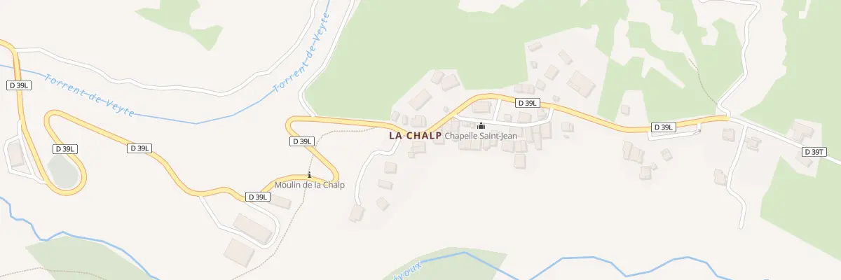 Plan du 5052 La Chalp à Crévoux