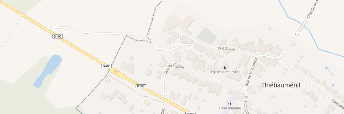 Plan du 7 Rue de l’Eglise à Thiébauménil