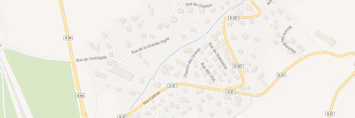 Plan du 234 Che des Graves à Eygliers